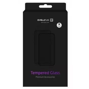 Evelatus Apple iPhone 15 Plus rūdīta stikla ekrāna aizsargs 0.33mm 3x izturība plakans dzidrs ar Japānas līmi un antistatisku efektu