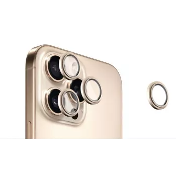 Evelatus Apple iPhone 16 Pro / 16 Pro Max kameras objektīva aizsargs Armor Clear