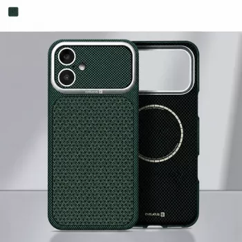 Evelatus Apple iPhone 18 Pro Carbon Premium Edition MagSafe maciņš zaļš