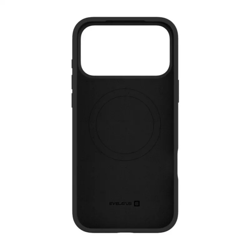 Evelatus Apple iPhone 18 Pro Max Premium MagSafe mīksta pieskāriena silikona vāciņš melns