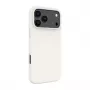 Evelatus Apple iPhone 18 Pro Max Premium MagSafe mīksta pieskāriena silikona vāciņš sudraba