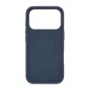 Evelatus Apple iPhone 18 Pro Premium MagSafe Soft Touch Silikona maciņš tumši zilā krāsā