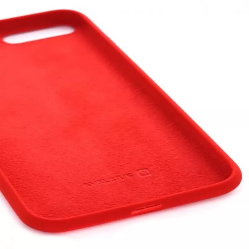 Evelatus Apple iPhone 7 Plus/8 Plus Premium mīksta pieskāriena silikona vāciņš sarkans