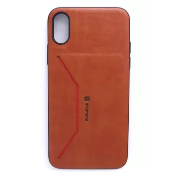 Evelatus Apple iPhone X Nobel Brown Folio maciņš
