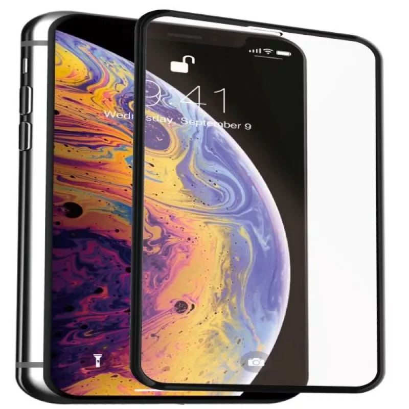 Evelatus Apple iPhone XS Max/11 Pro Max 2.5D pilna seguma Japānas līmes stikla pretstatiskā ekrāna aizsargplēve