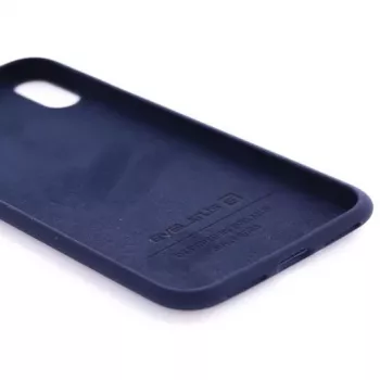 Evelatus Apple iPhone Xs Max Nano Silicone Case Soft Touch TPU Midnight Blue