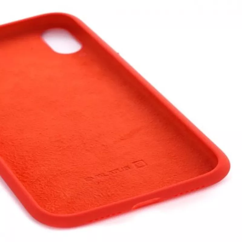 Evelatus Apple iPhone XS Premium Soft Touch Silikona maciņš sarkanā krāsā