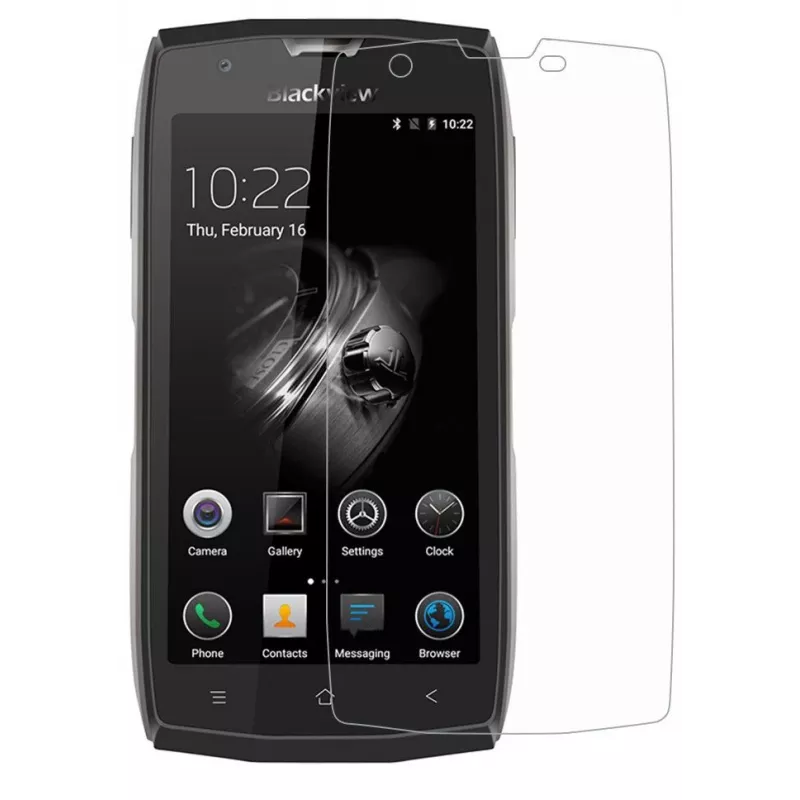 Evelatus Blackview BV7000 Pro Silikona aizmugures vāciņš - Melns