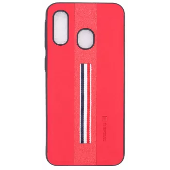 Evelatus Dazzle Samsung Galaxy A40 aizmugures vāciņš sarkans