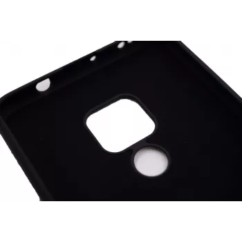 Evelatus Huawei Mate 20 Soft Silicone Back Cover Black