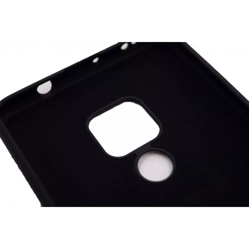 Evelatus Huawei Mate 20 Soft Silicone Back Cover Black