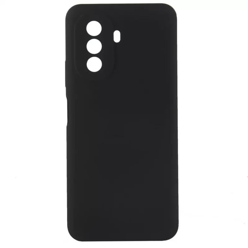 Evelatus Huawei Nova Y70 Nano Silikona Maciņš Soft Touch TPU Melns
