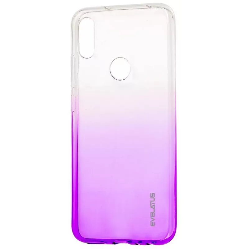 Evelatus Huawei P Smart 2019 Gradient TPU Case Purple