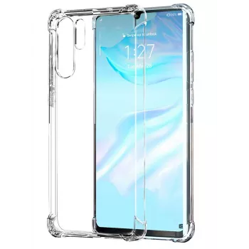 Evelatus Huawei P30 Lite Military Shockproof Silicone Case TPU Caurspīdīgs