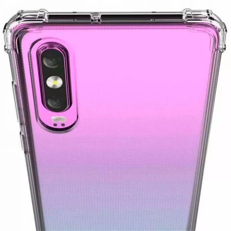 Evelatus Huawei P30 militārais triecienizturīgais silikona vāciņš TPU caurspīdīgs