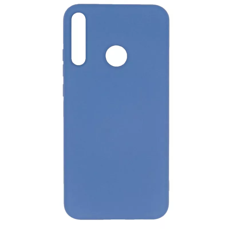 Evelatus Huawei P40 Lite E Soft Touch Silicone Case Blue