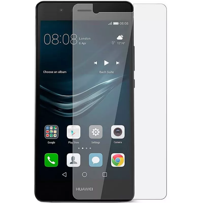 EVELATUS Huawei P9 Silikona aizmugures vāciņš Melns