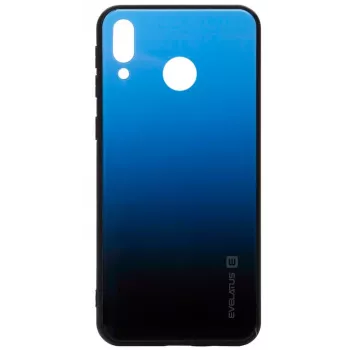 Evelatus Huawei Y7 2019 Gradient Glass Case 7 Sea Depth