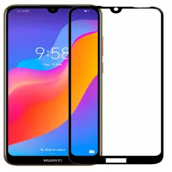 Evelatus Huawei Y7 2019 / Y7 Pro 2019 2.5D pilna pārklājuma Japānas līmes stikla aizsargs pret statisko elektrību