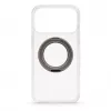 Evelatus hibrīda maciņš ar MagSafe un 360° metāla statīvu iPhone 17 Pro Max, caurspīdīgs