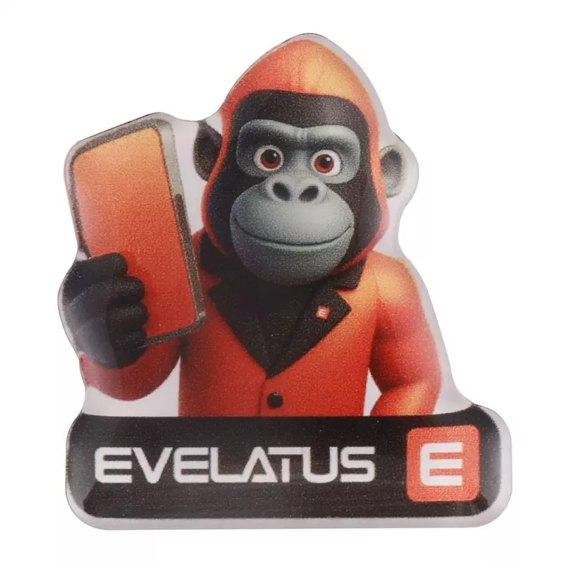 Evelatus iPhone 18 Pro Max Flip Glass Magic Easy Install Box ekrāna aizsargs, melns