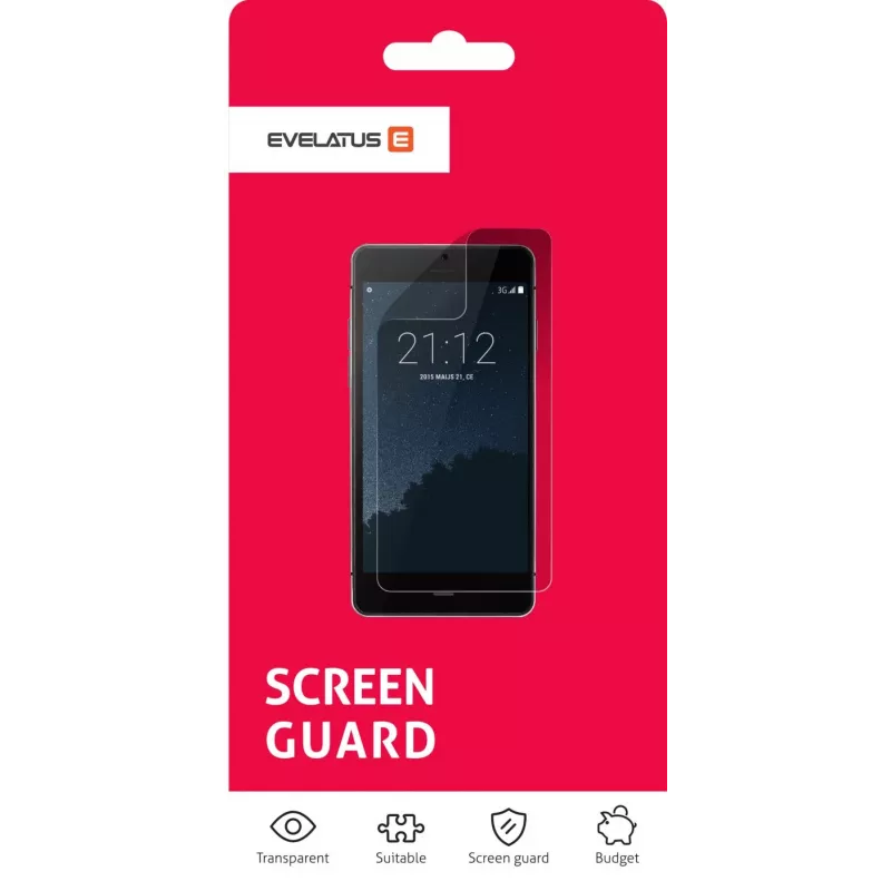 EVELATUS LG K8 2017 Aizmugurējais vāciņš Caurspīdīgs TPU