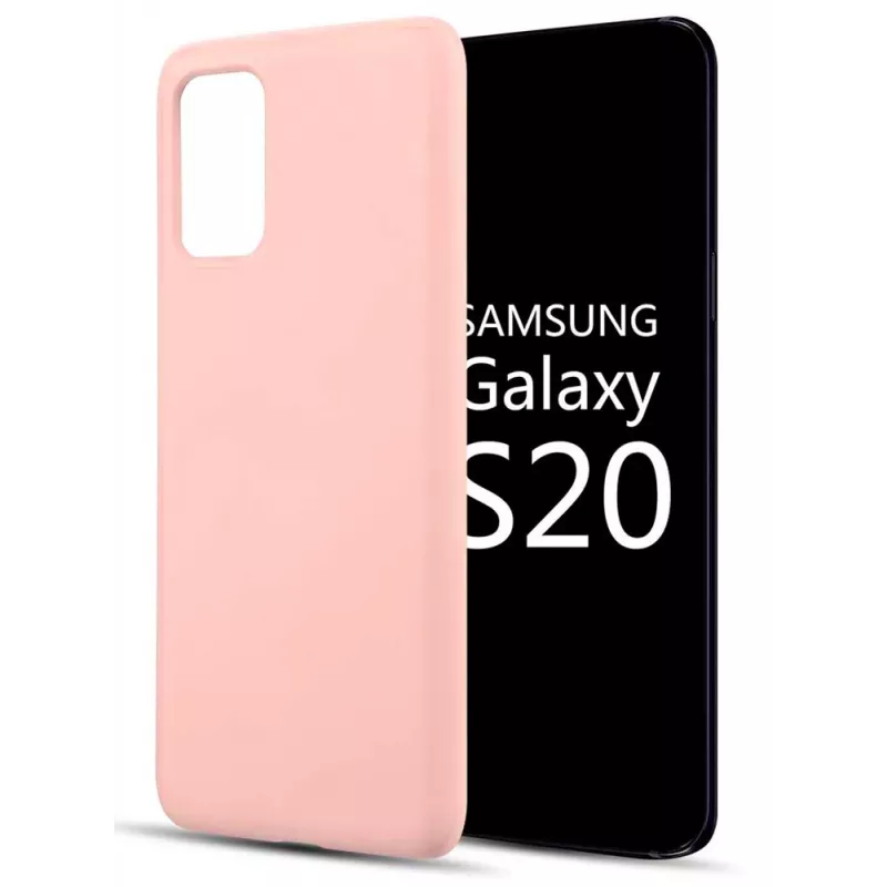 Evelatus Nano Silicone maciņš Samsung Galaxy S20 - Soft Touch TPU, bēšs