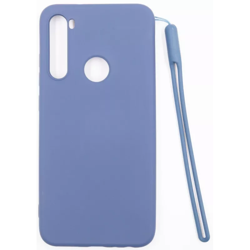 Evelatus Nano Silicone Case Soft Touch TPU Xiaomi Redmi Note 8 / Redmi Note 8 2021 - Tumši zils