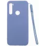 Evelatus Nano Silicone Case Soft Touch TPU Xiaomi Redmi Note 8 / Redmi Note 8 2021 - Tumši zils
