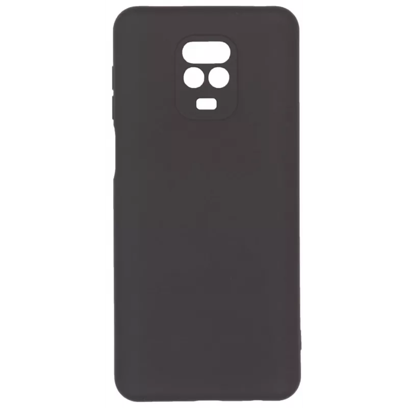 Evelatus Nano Silicone Soft Touch TPU Case for Xiaomi Redmi Note 9 Pro / Redmi Note 9S - Black
