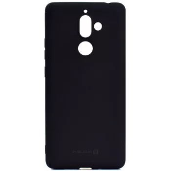 EVELATUS Nokia 7 Plus Nano Silicone Case Soft Touch TPU Black