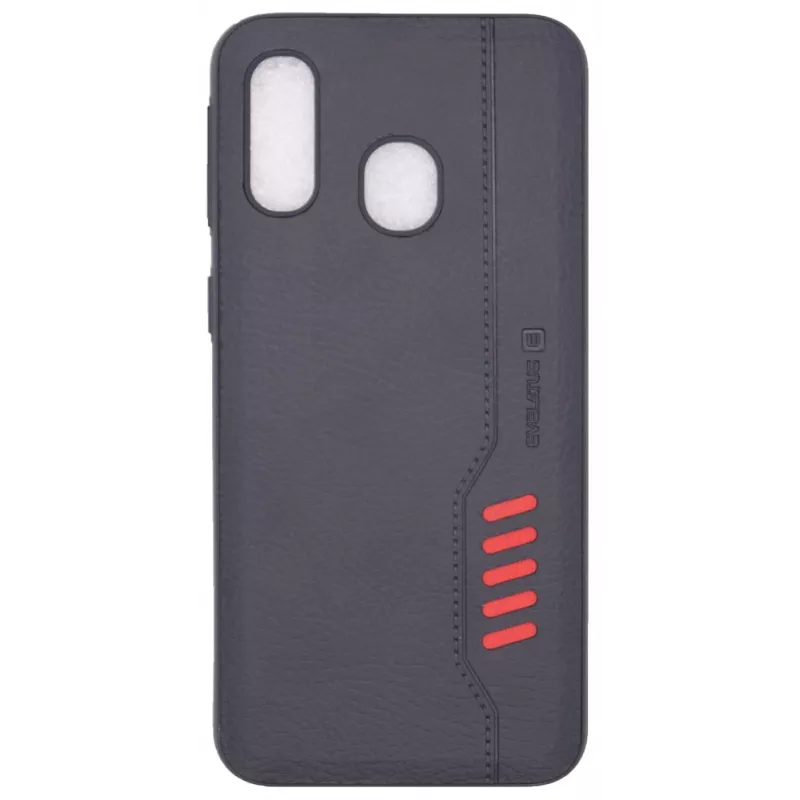 Evelatus Samsung A40 Shooter Black Protective Case with Kickstand