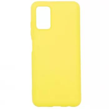 Evelatus Samsung Galaxy A03s Soft Touch Silicone Case Yellow