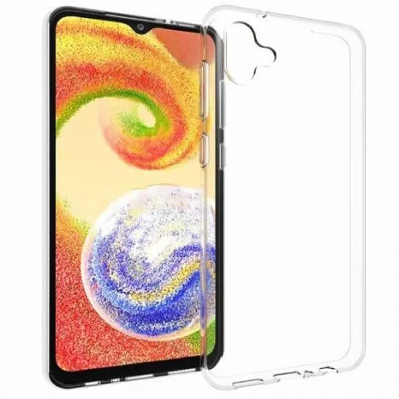 EVELATUS Samsung Galaxy A04E / A04 Caurspīdīgs Silikona Maciņš 1.5mm TPU Caurspīdīgs
