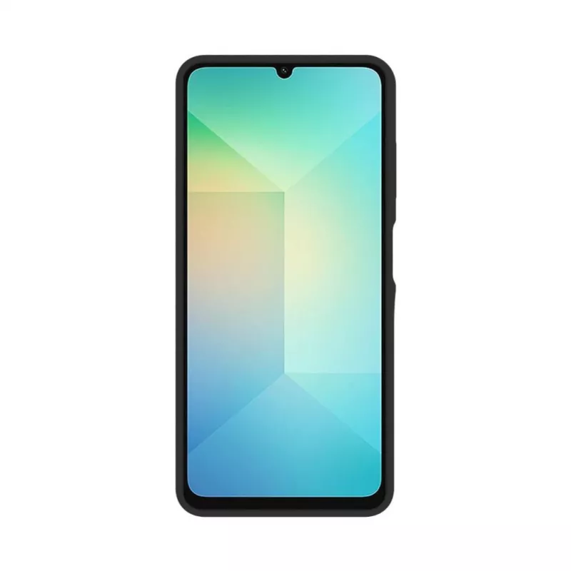 Evelatus Samsung Galaxy A06 5G Premium magnētiskais mīkstā pieskāriena silikona maciņš melns
