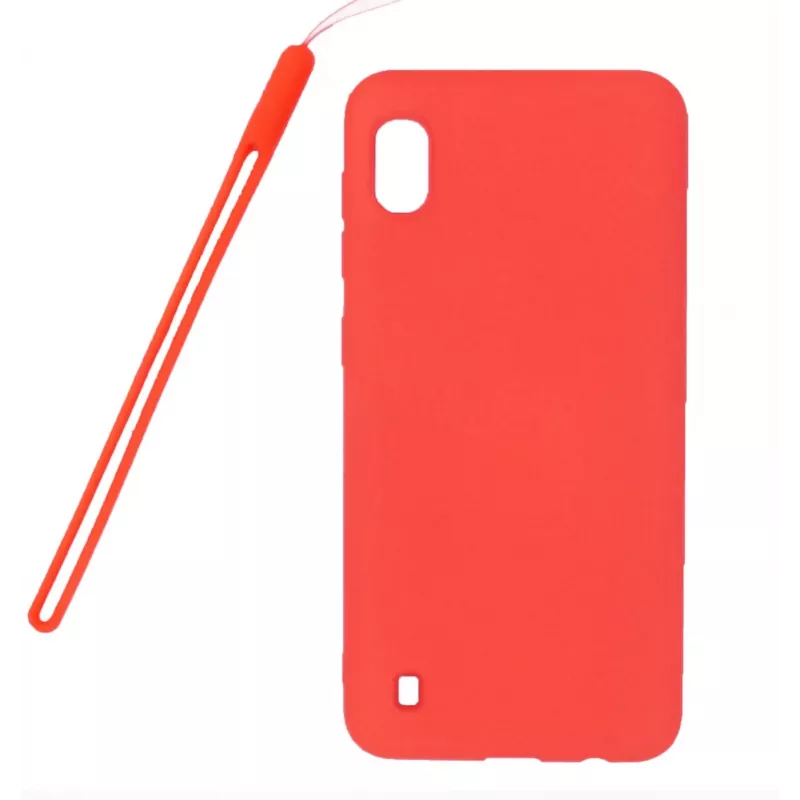 Evelatus Samsung Galaxy A10 Nano Silikona Maciņš Soft Touch TPU Sarkans