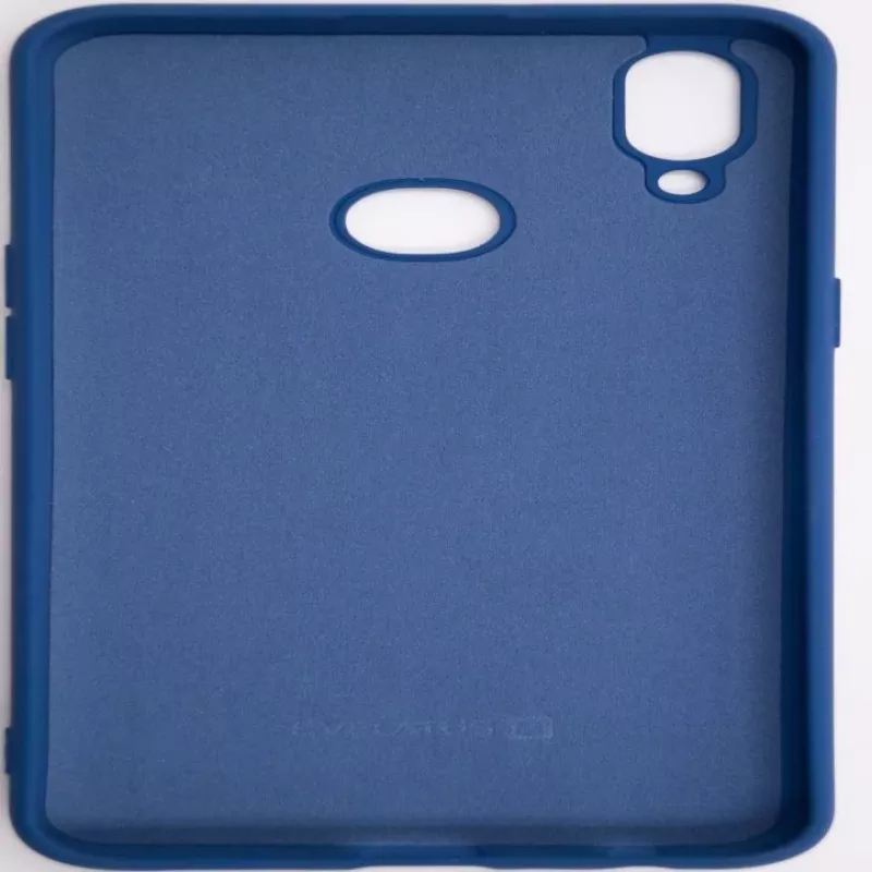 Evelatus Samsung Galaxy A10S Nano Silicone Case Soft Touch TPU Blue