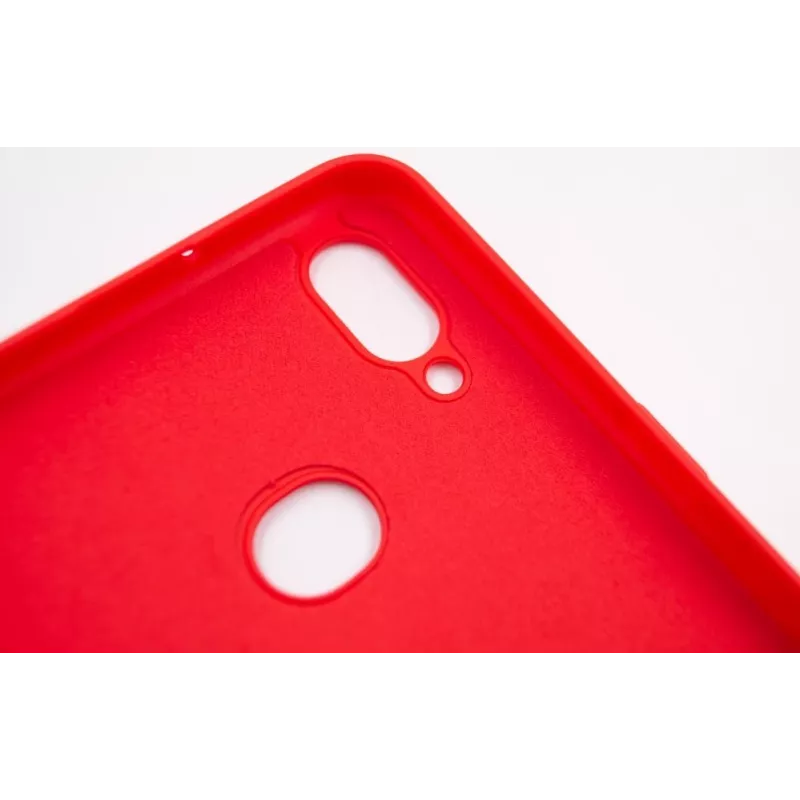 Evelatus Samsung Galaxy A10s Nano Silicone Case Soft Touch TPU Red
