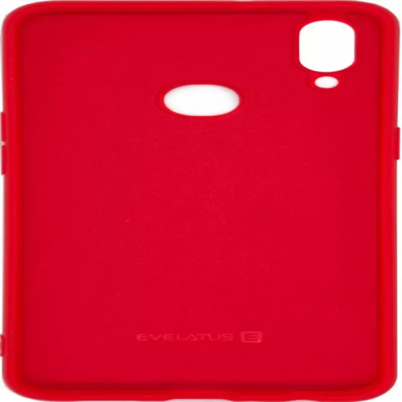 Evelatus Samsung Galaxy A10s Nano Silicone Case Soft Touch TPU Red