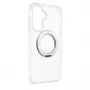 Evelatus Samsung Galaxy A17 4G / A17 5G hibrīda maciņš ar MagSafe PC+TPU 360 metāla statīvu, caurspīdīgs