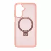 Evelatus Samsung Galaxy A17 4G / A17 5G Shield Case ar MagSafe un statīvu, matēti gaiši rozā