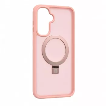 Evelatus Samsung Galaxy A17 4G / A17 5G Shield Case ar MagSafe un statīvu, matēti gaiši rozā