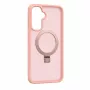 Evelatus Samsung Galaxy A17 4G / A17 5G Shield Case ar MagSafe un statīvu, matēti gaiši rozā