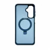Evelatus Samsung Galaxy A17 4G / A17 5G Shield vāciņš ar MagSafe un statīvu, matēts gredzens, tumši zils