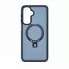 Evelatus Samsung Galaxy A17 4G / A17 5G Shield vāciņš ar MagSafe un statīvu, matēts gredzens, tumši zils
