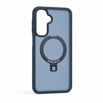 Evelatus Samsung Galaxy A17 4G / A17 5G Shield vāciņš ar MagSafe un statīvu, matēts gredzens, tumši zils