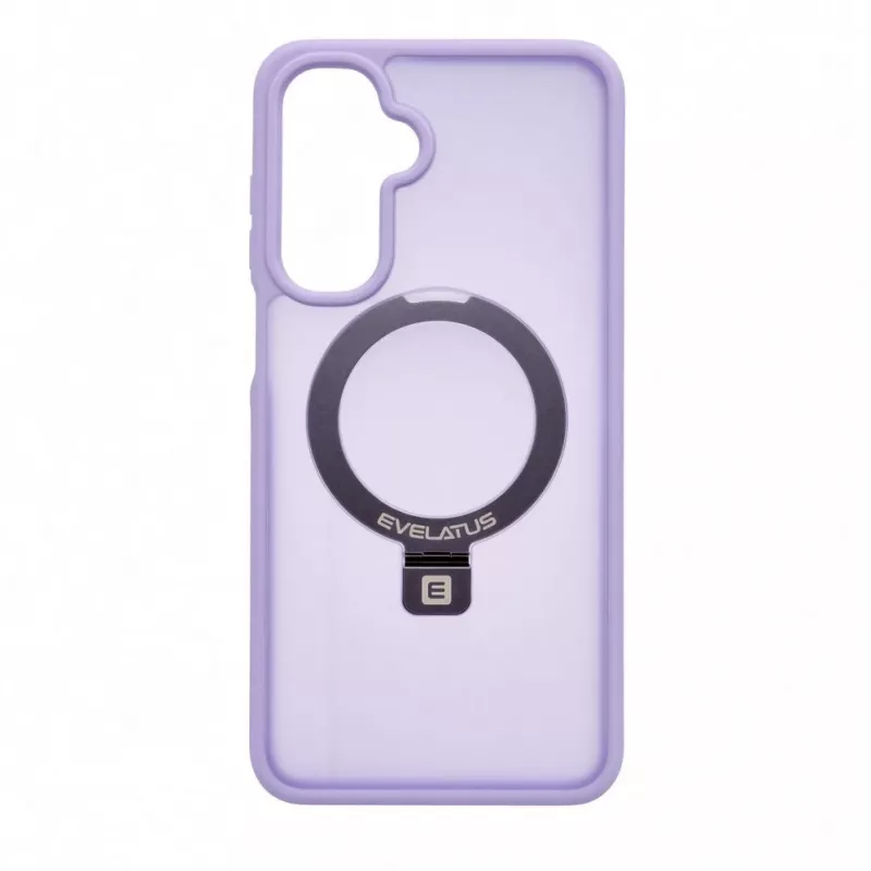 Evelatus Samsung Galaxy A17 4G / A17 5G Shield vāciņš ar MagSafe un statīvu, matēts gredzens, lavandas purpura