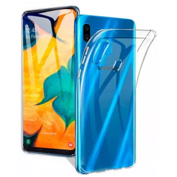 Evelatus Samsung Galaxy A20 silikona maciņš caurspīdīgs
