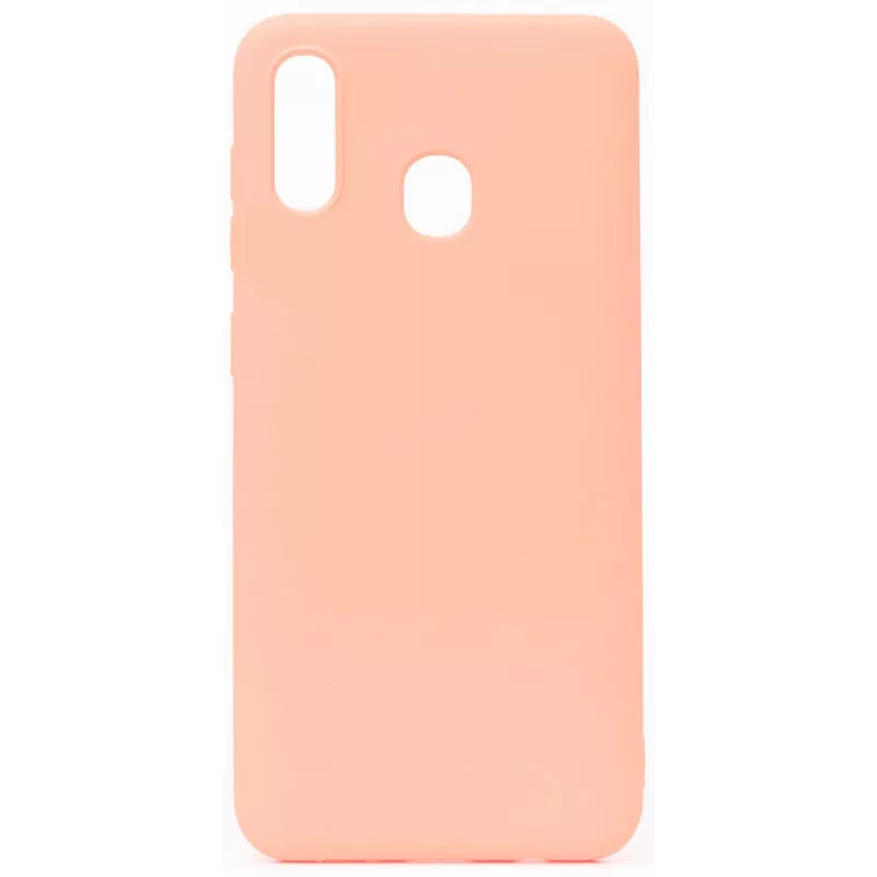 Evelatus Samsung Galaxy A20E Nano Silicone Case Soft Touch TPU Beige