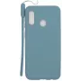 Evelatus Samsung Galaxy A20e Soft Touch silikona maciņš ar siksniņu zils